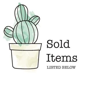 Sold Items listed below this point